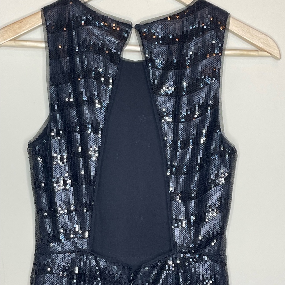 BCBGmaxazria black nera sequin mini dress - Picture 4 of 9